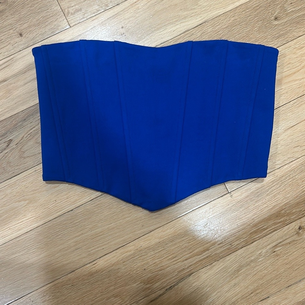 Vibrant Blue Corset Top